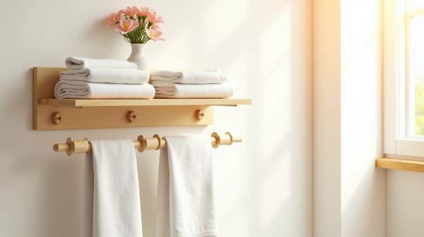 Gagnez de l'espace avec un porte serviette pour porte