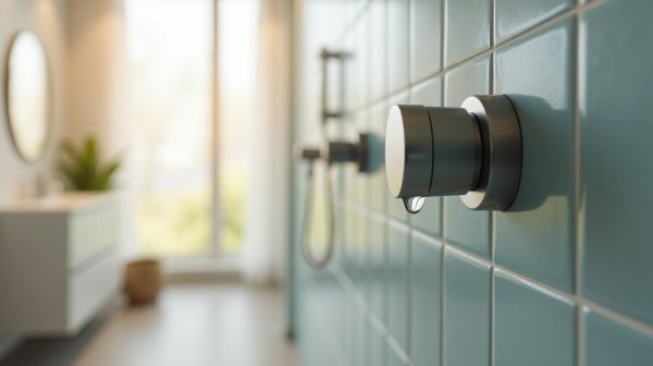 Robustesse et style : optez pour un support pommeau de douche durable