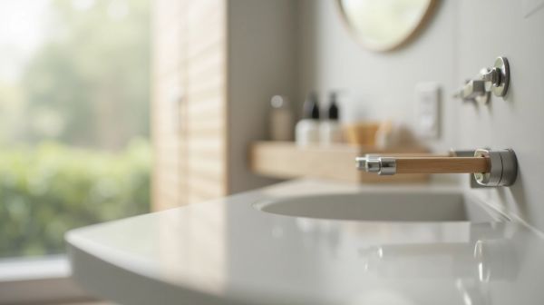 Robustesse et style : optez pour un support pommeau de douche durable